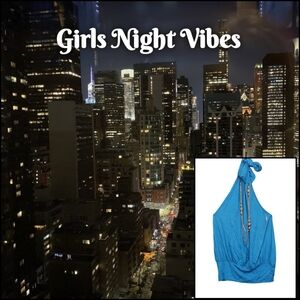 Girls Night Vibes: Entro Bohemian Designed Halter Top | Size L